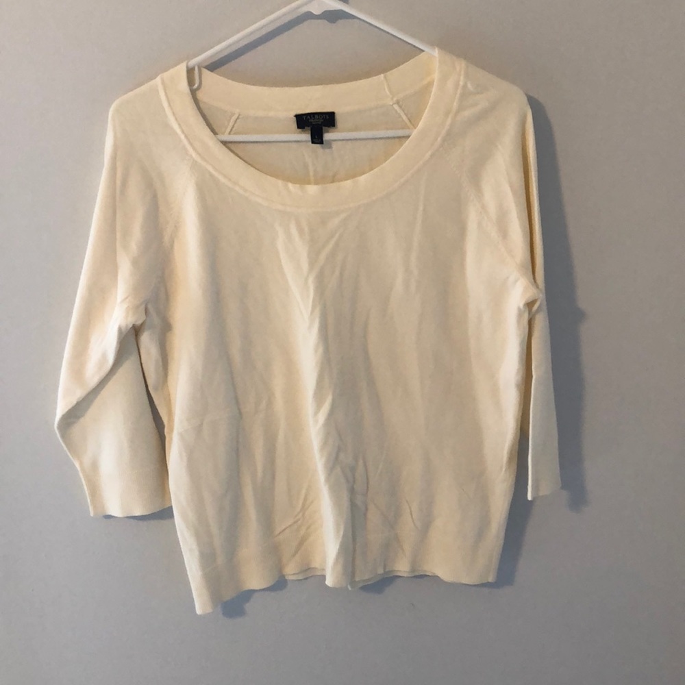 Cream sweater